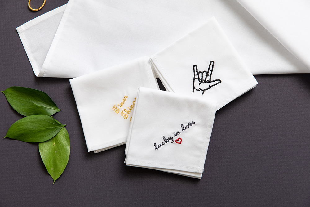 wedding handkerchief wedding handkerchief