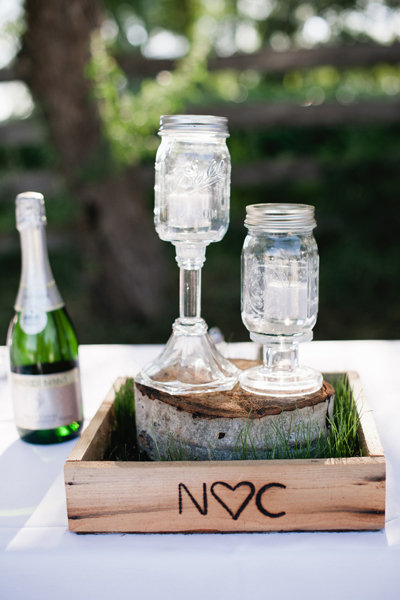 candle wedding centerpiece