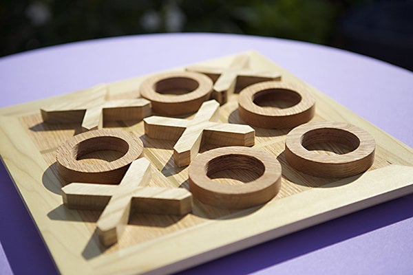 wedding game centerpiece