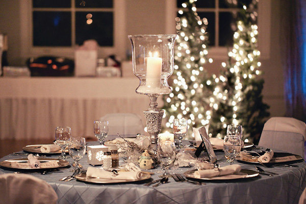 candle wedding centerpiece