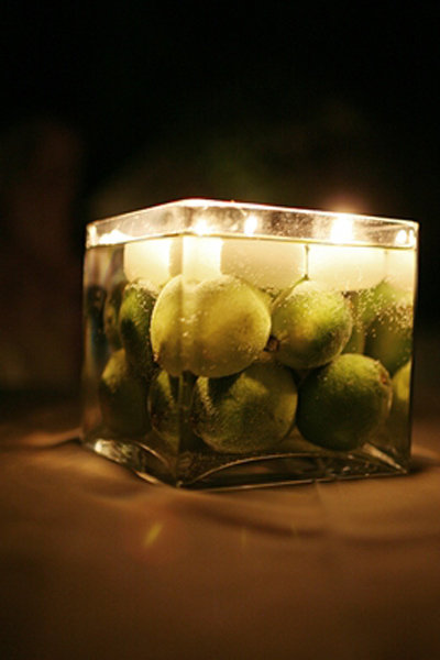 candle wedding centerpiece idea