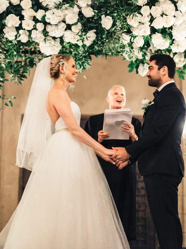 romantic wedding ceremony