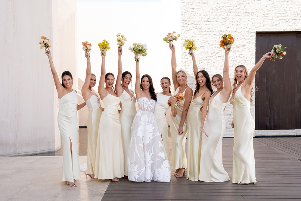 butter yellow wedding color palette