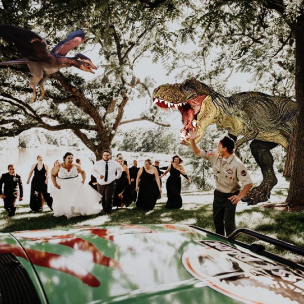 Jurassic Park Themed Wedding Jurassic Park Themed Wedding