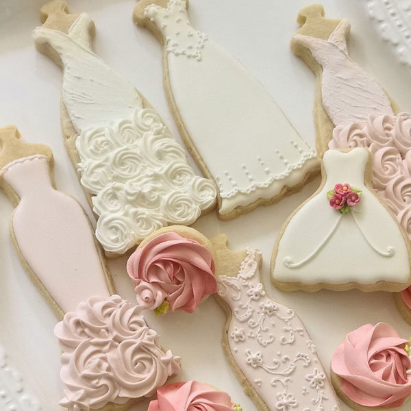 bridal shower favor cookies