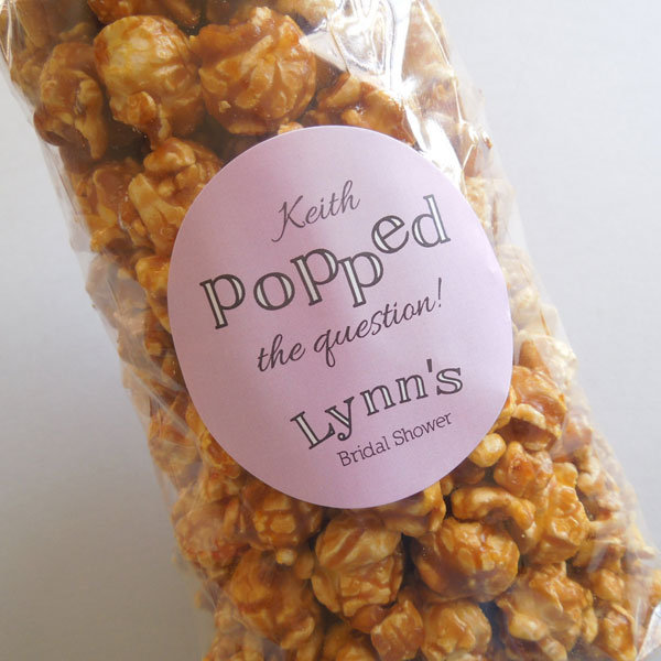 bridal shower favor popcorn