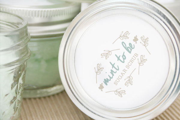 bridal shower favors soap scrub