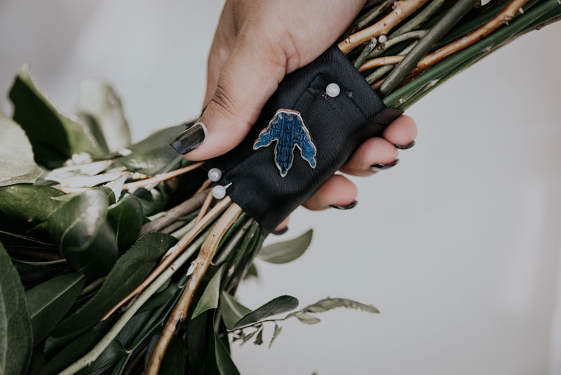 Jurassic Park Theme Wedding Bouquet