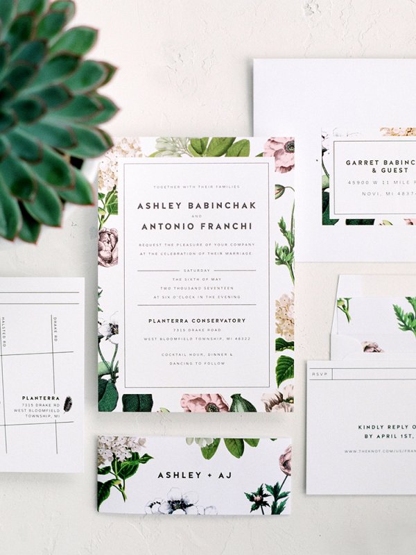 Garden Glory: Ashley & AJ in Bloomfield, MI