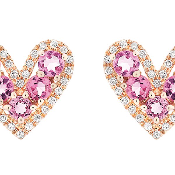 heart earrings heart earrings