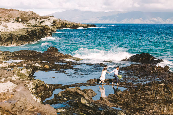 beach wedding photo