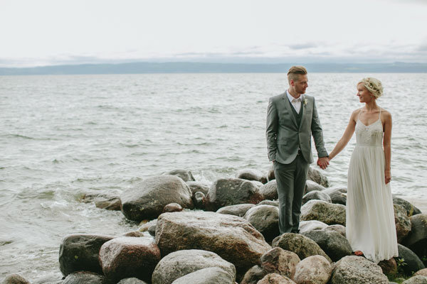 beach wedding photo