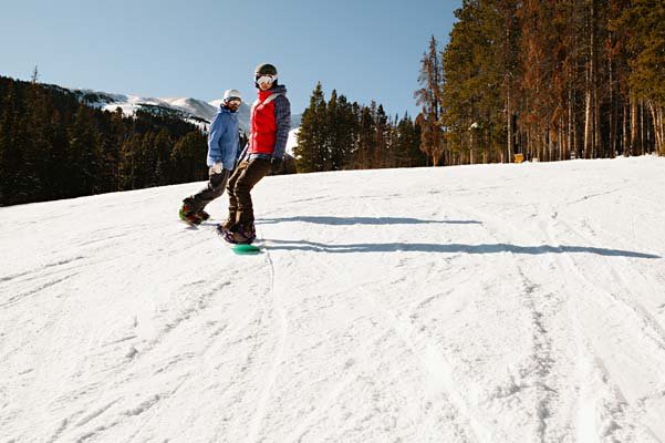 snowboarding engagement photos