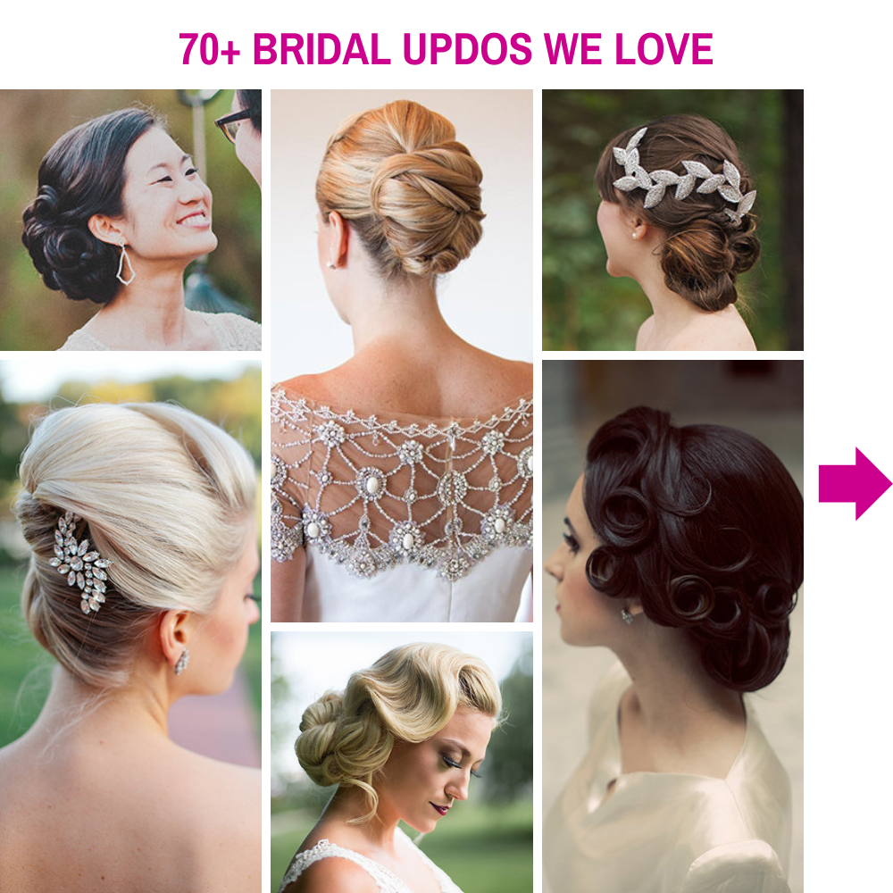 bridal wedding updos