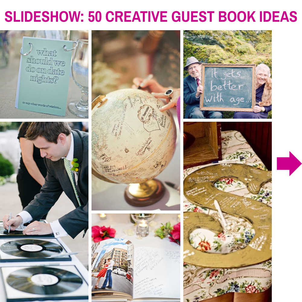 creative wedding guest book ideas