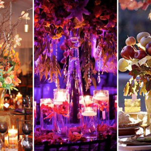 fall wedding centerpieces