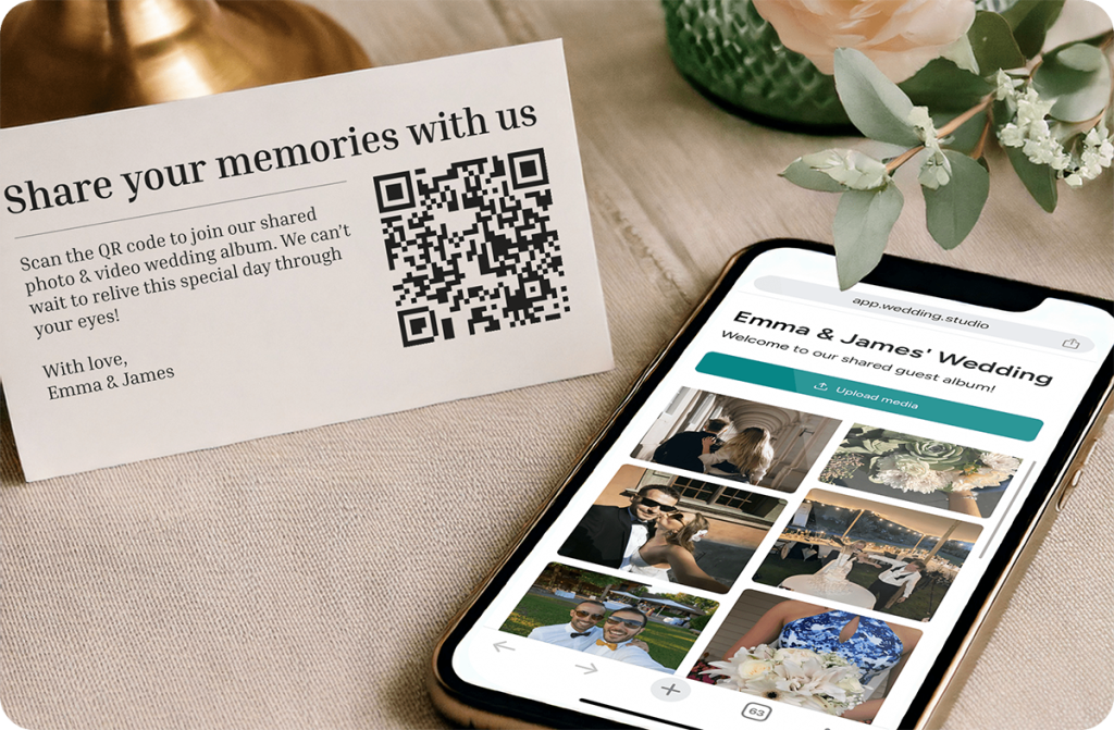 wedding studio qr code